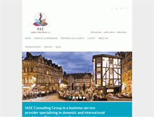 Tablet Screenshot of maeconsultinggroup.com